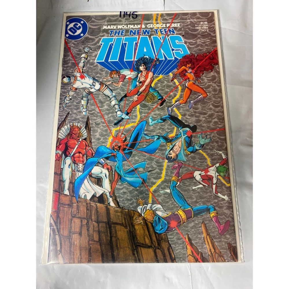 DC Comics The New Teen Titans‎ 3 Nov 1984 Marv Wolfman George Perez Copper Age